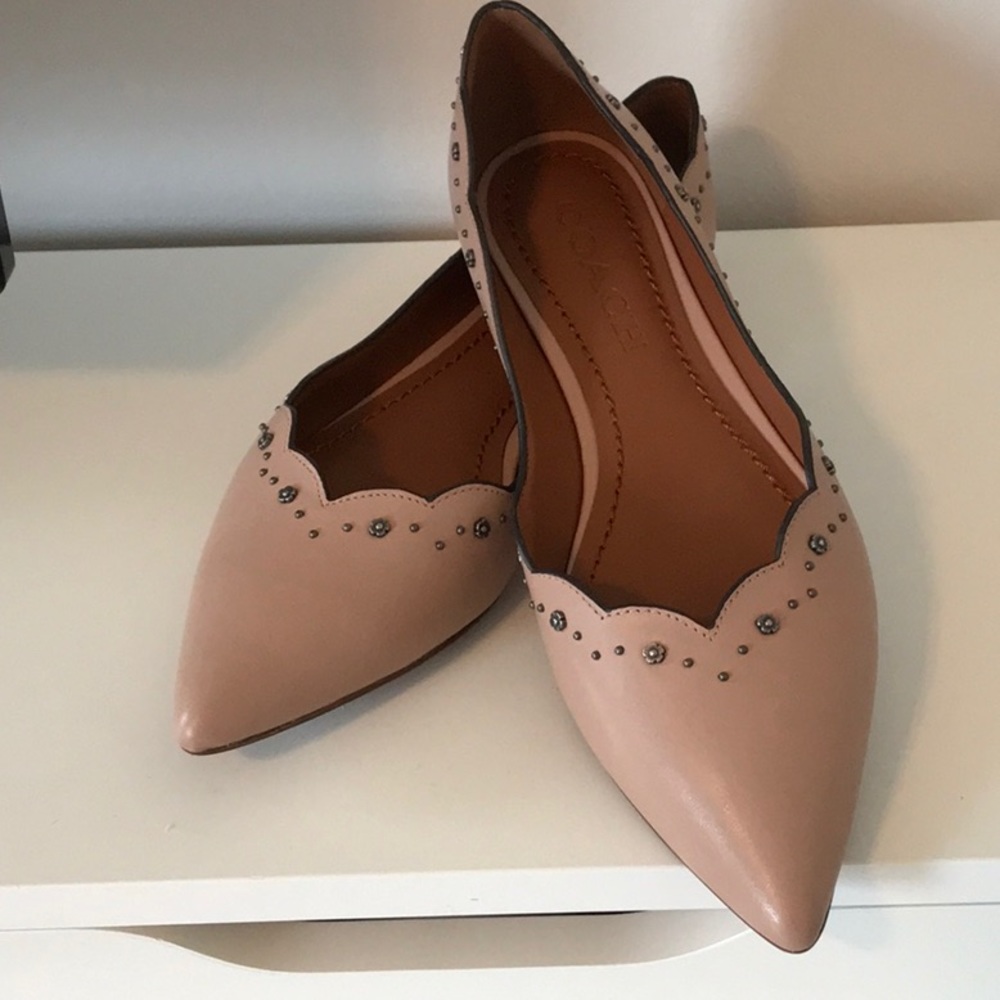 Coach Blush Flats
